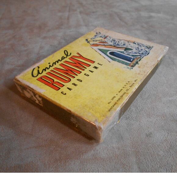 Whitman Animal Rummy Card Game 2998 Complete No Instructions Vintage #2 - Picture 5 of 7